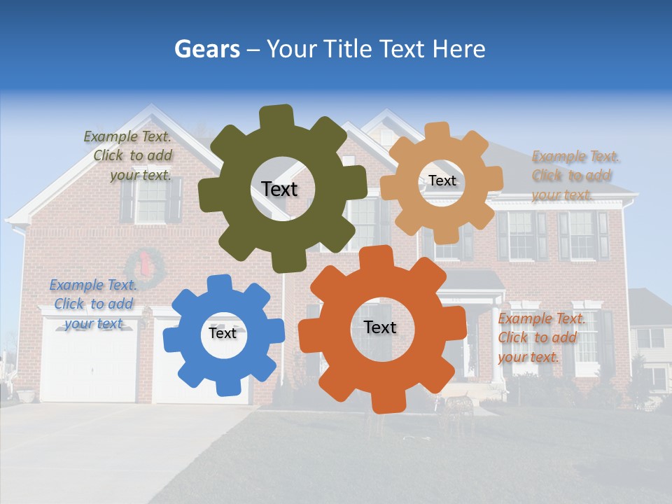 Estate Property Front PowerPoint Template
