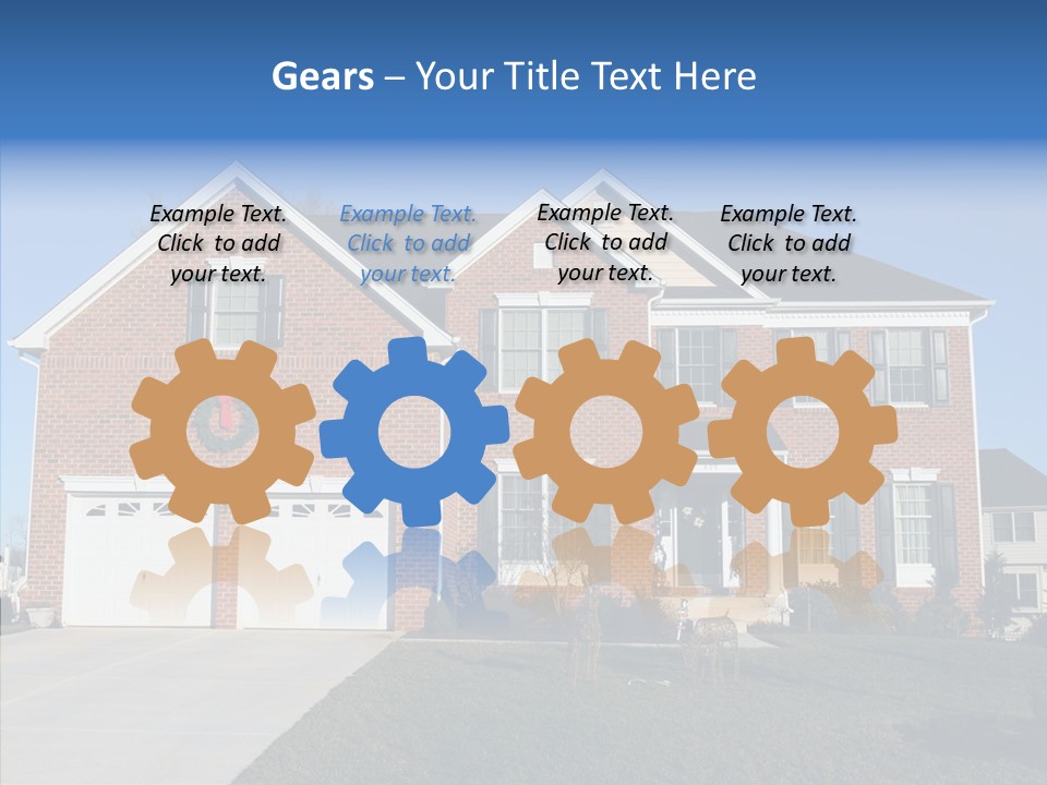 Estate Property Front PowerPoint Template