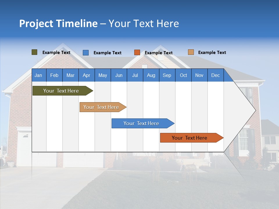 Estate Property Front PowerPoint Template