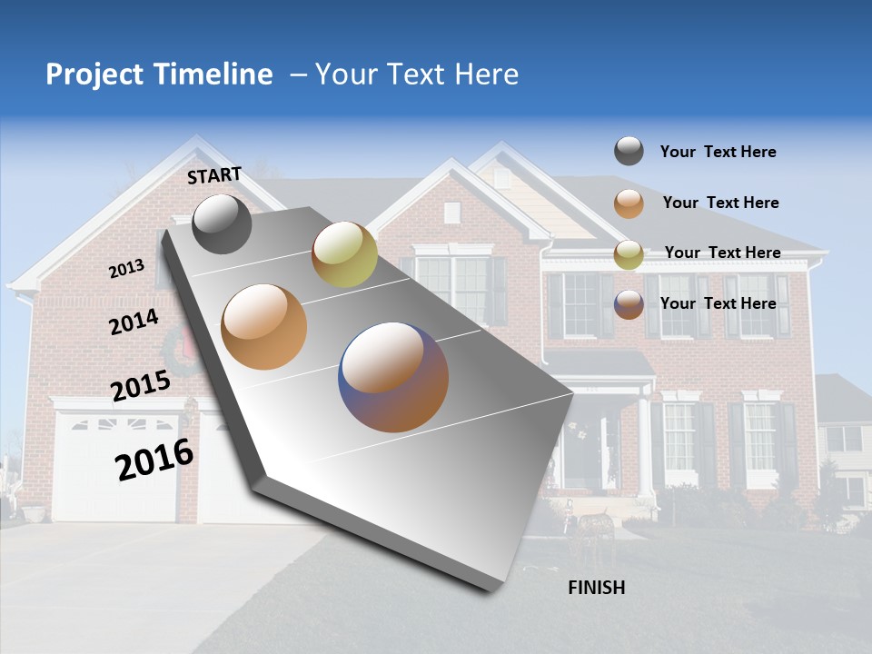 Estate Property Front PowerPoint Template