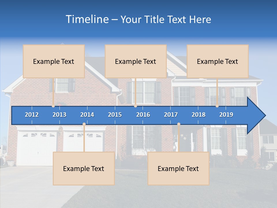 Estate Property Front PowerPoint Template