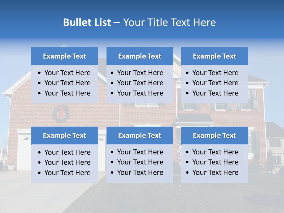 Estate Property Front PowerPoint Template