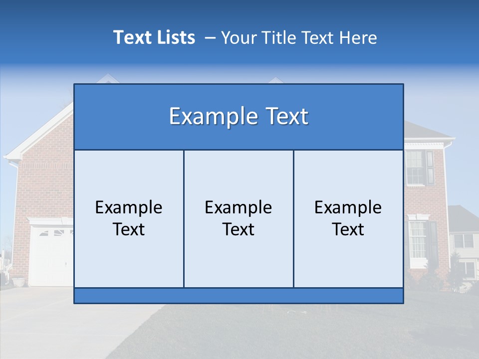 Estate Property Front PowerPoint Template
