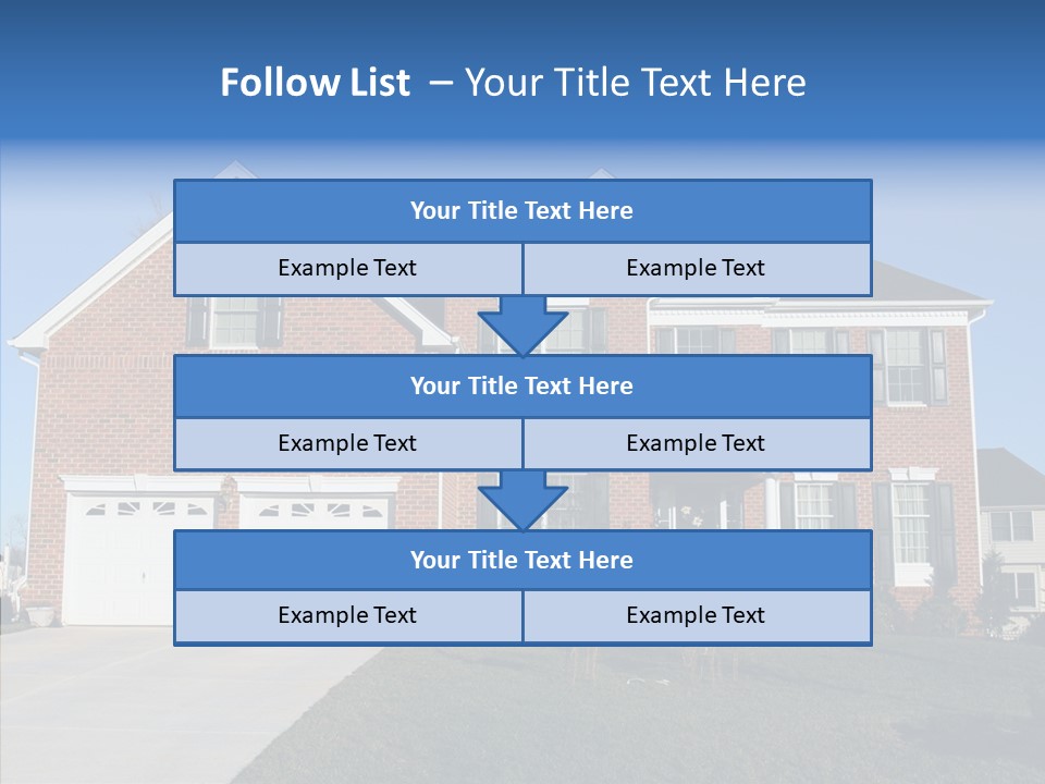 Estate Property Front PowerPoint Template