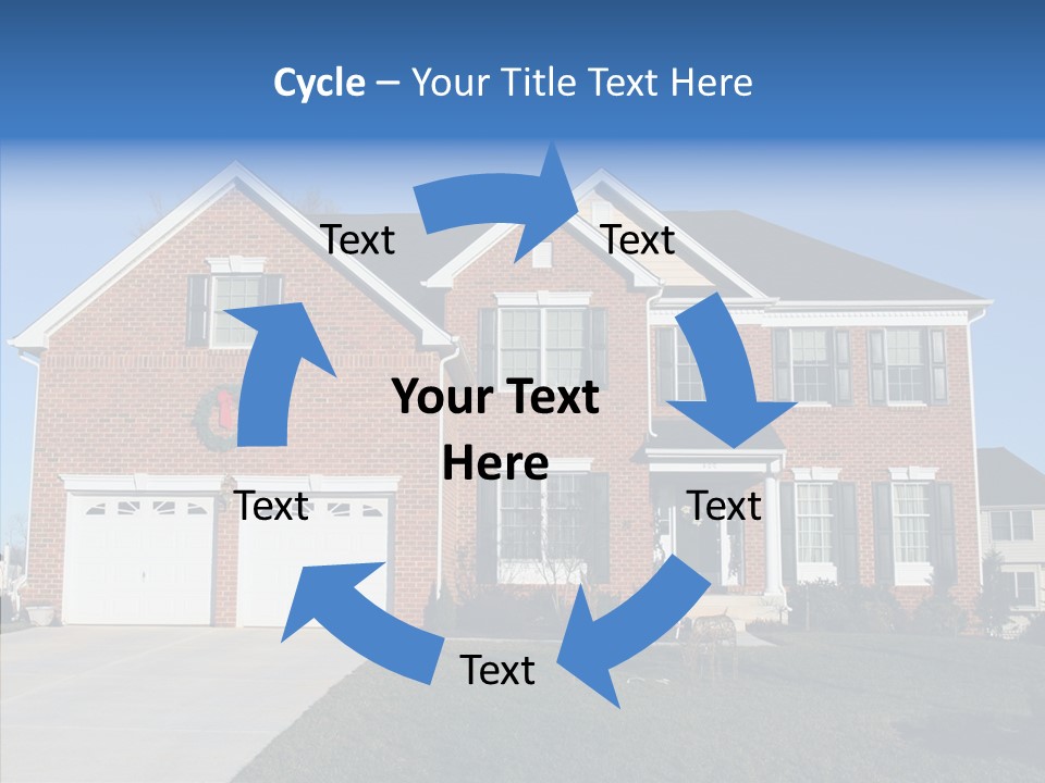 Estate Property Front PowerPoint Template