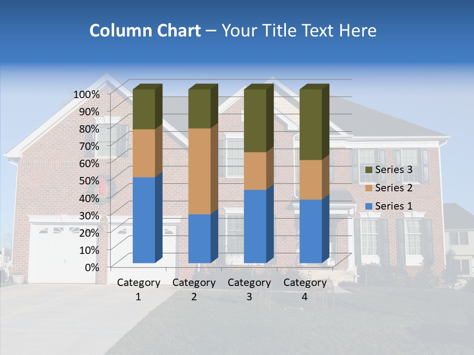 Estate Property Front PowerPoint Template