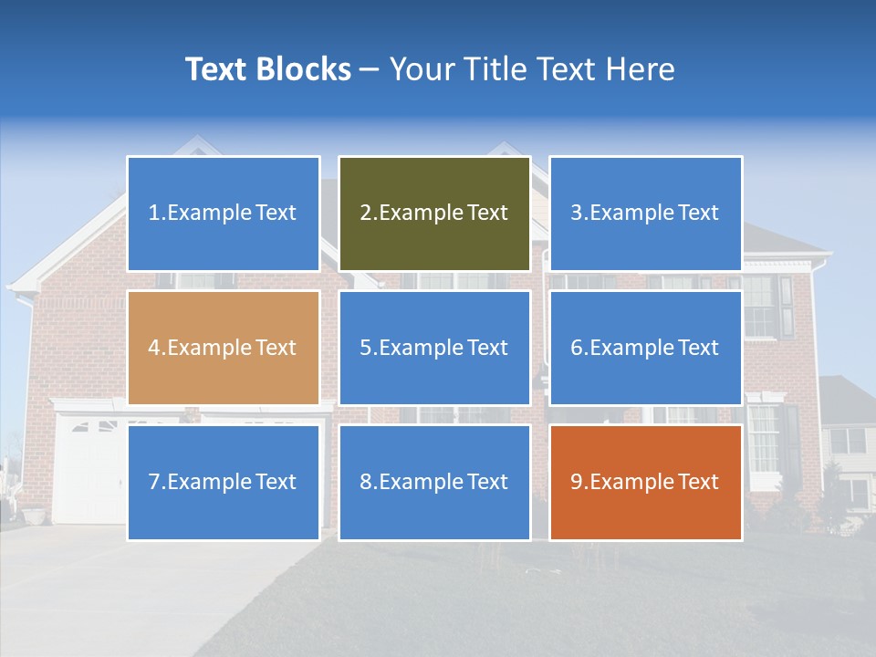 Estate Property Front PowerPoint Template