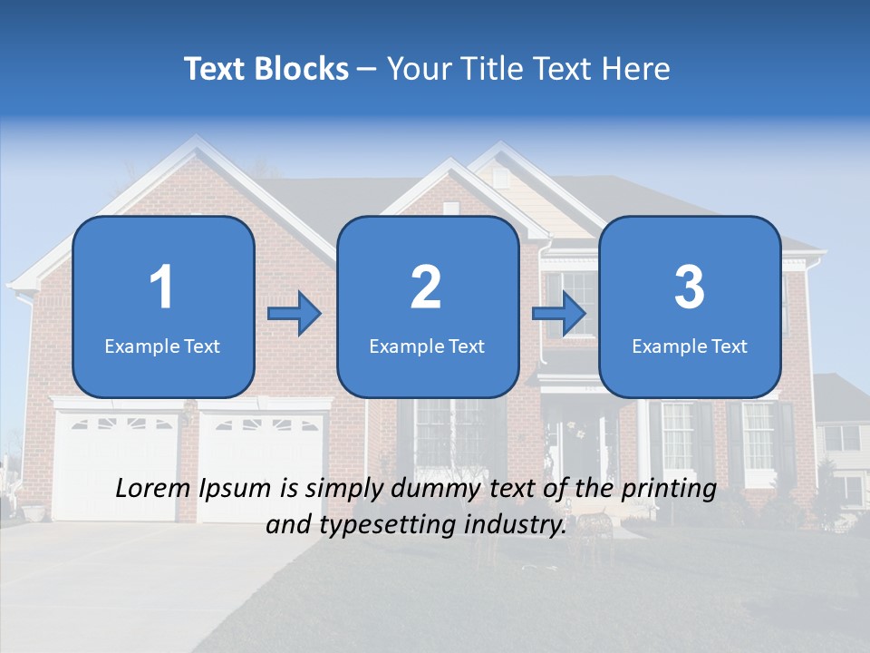 Estate Property Front PowerPoint Template