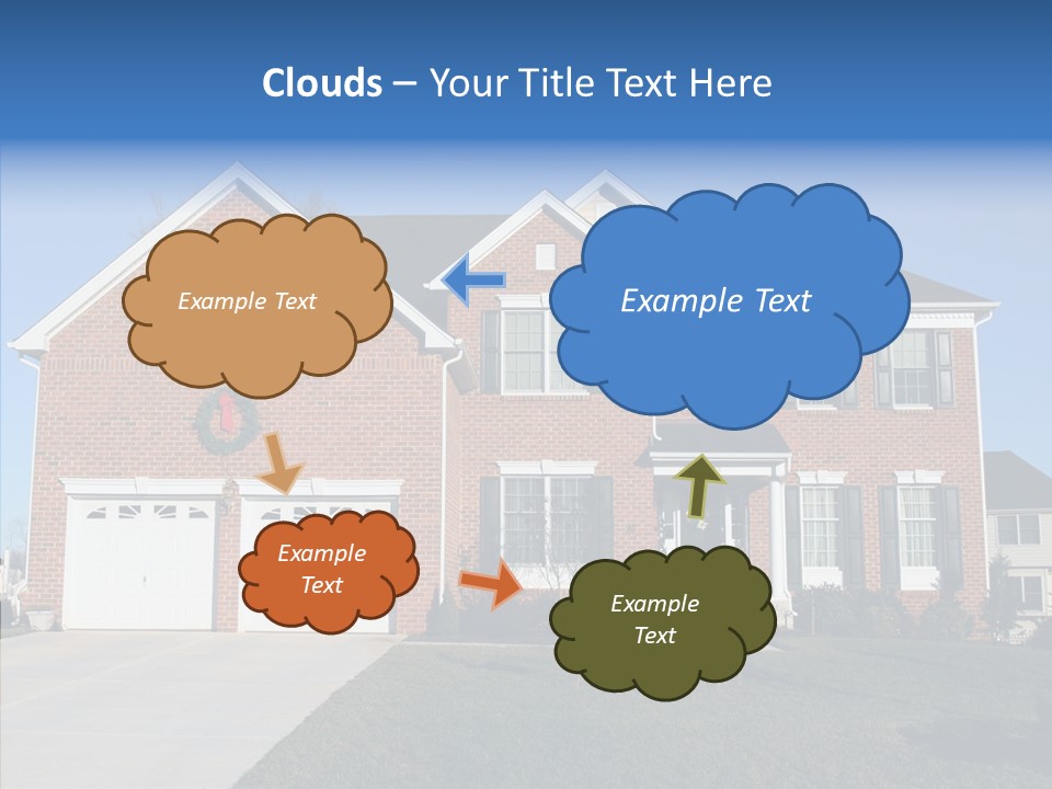 Estate Property Front PowerPoint Template