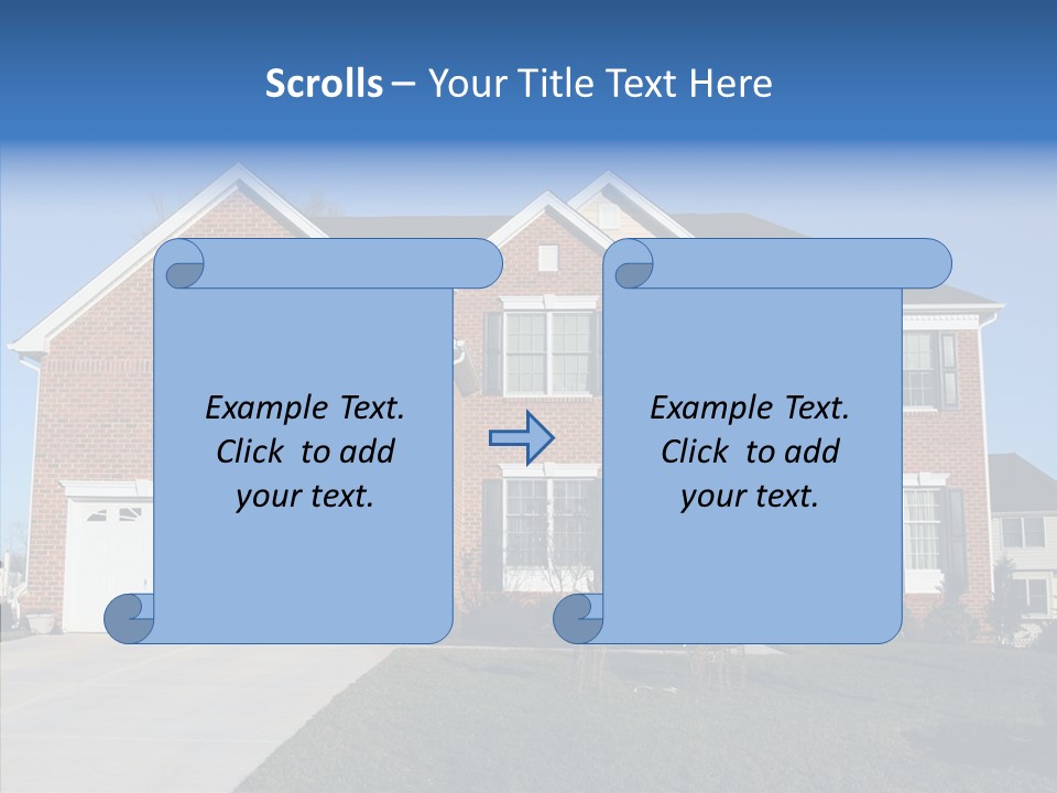 Estate Property Front PowerPoint Template