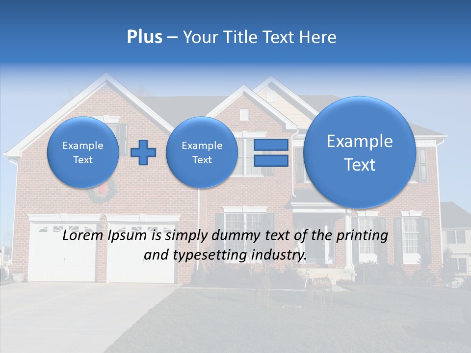 Estate Property Front PowerPoint Template