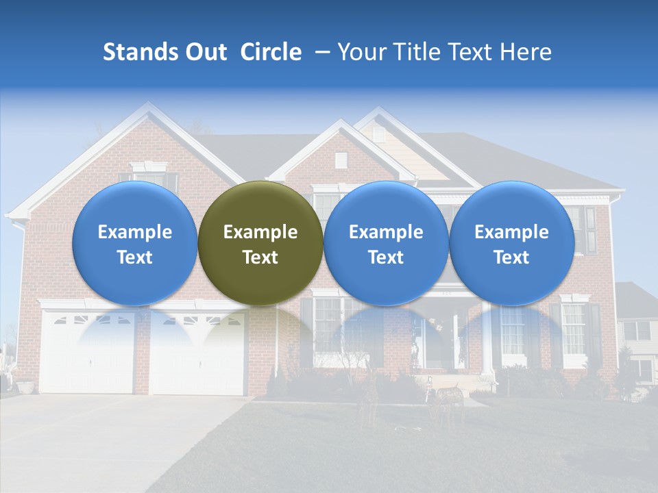 Estate Property Front PowerPoint Template