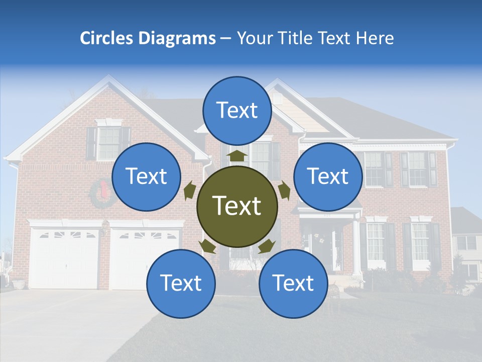 Estate Property Front PowerPoint Template