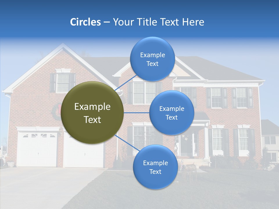 Estate Property Front PowerPoint Template