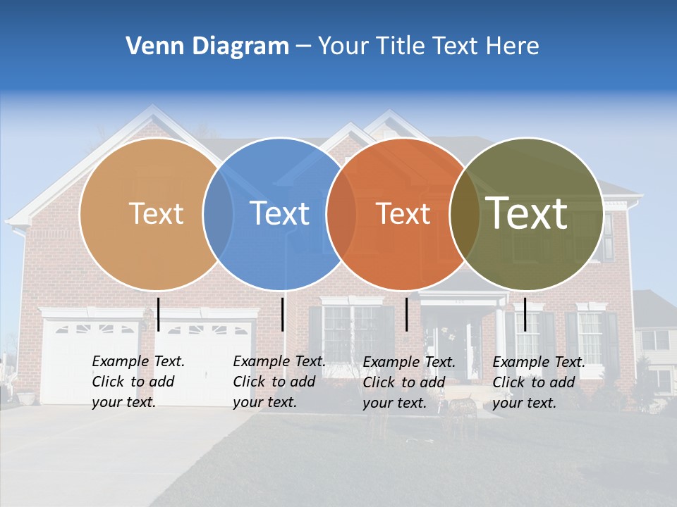 Estate Property Front PowerPoint Template