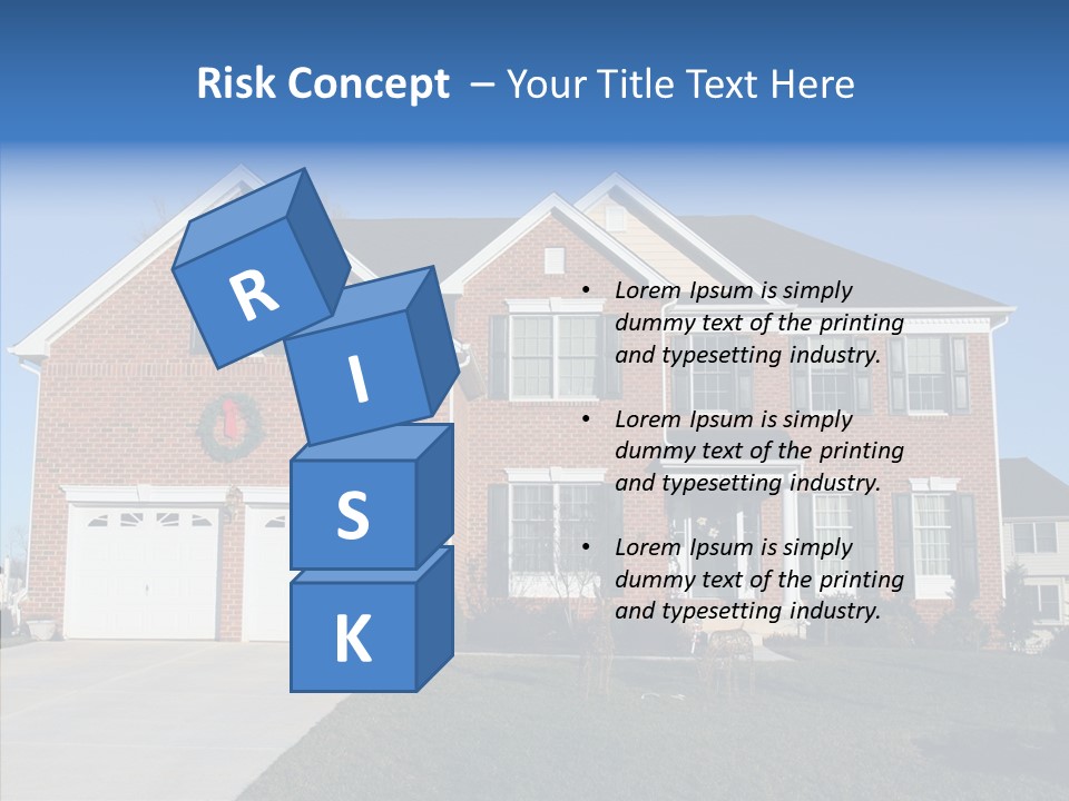 Estate Property Front PowerPoint Template