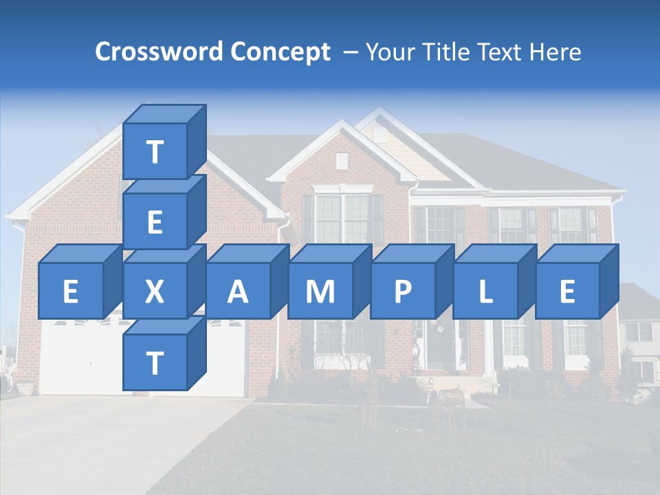 Estate Property Front PowerPoint Template