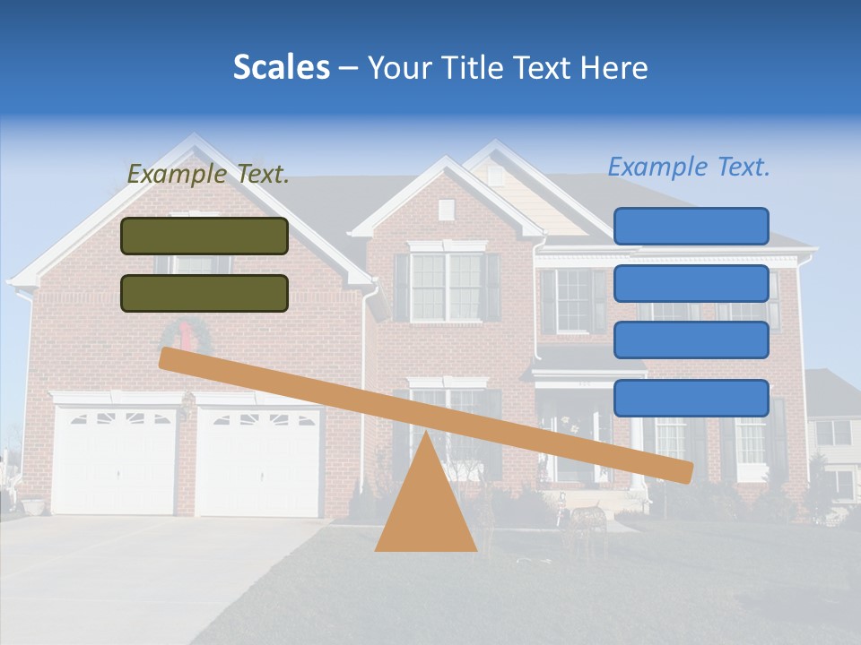 Estate Property Front PowerPoint Template