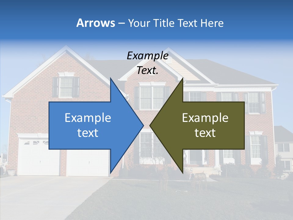 Estate Property Front PowerPoint Template