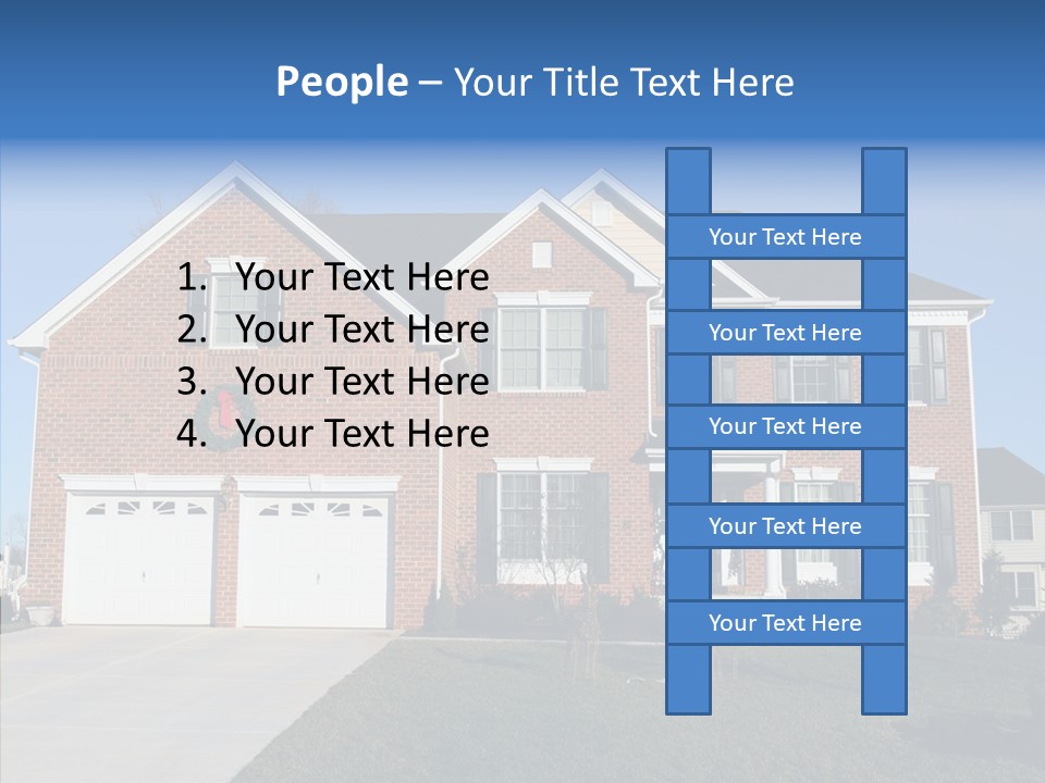 Estate Property Front PowerPoint Template