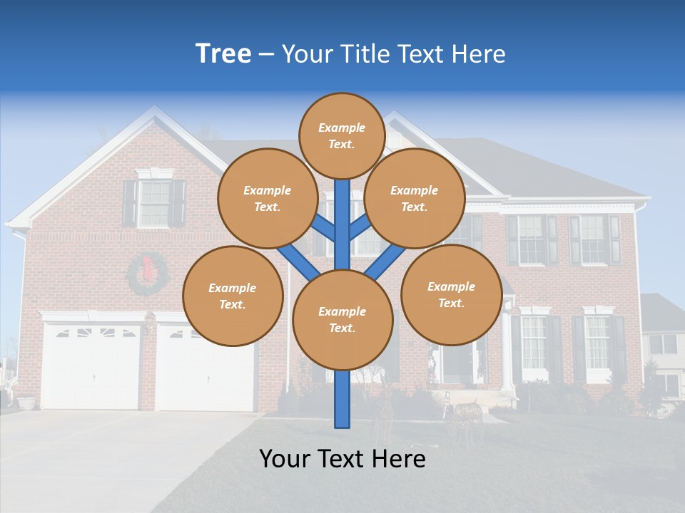 Estate Property Front PowerPoint Template