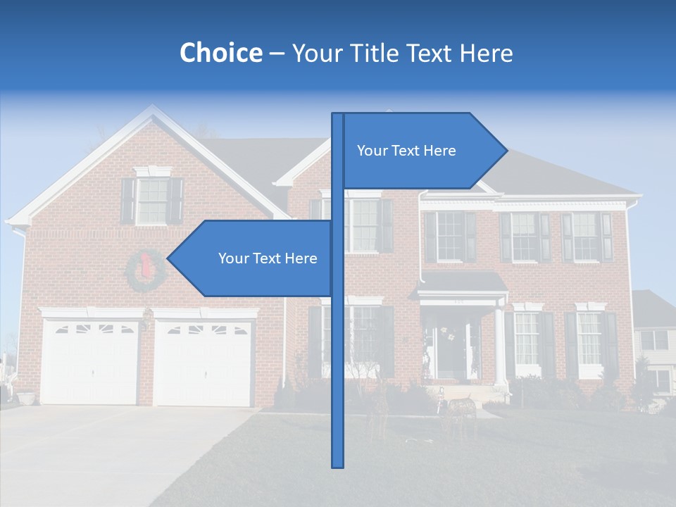 Estate Property Front PowerPoint Template