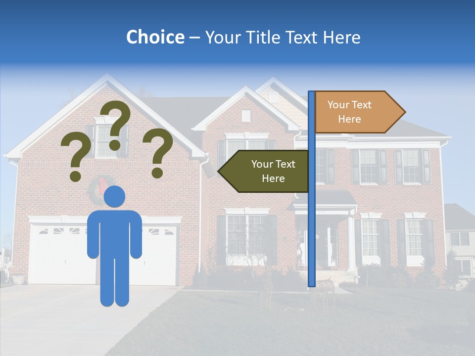 Estate Property Front PowerPoint Template