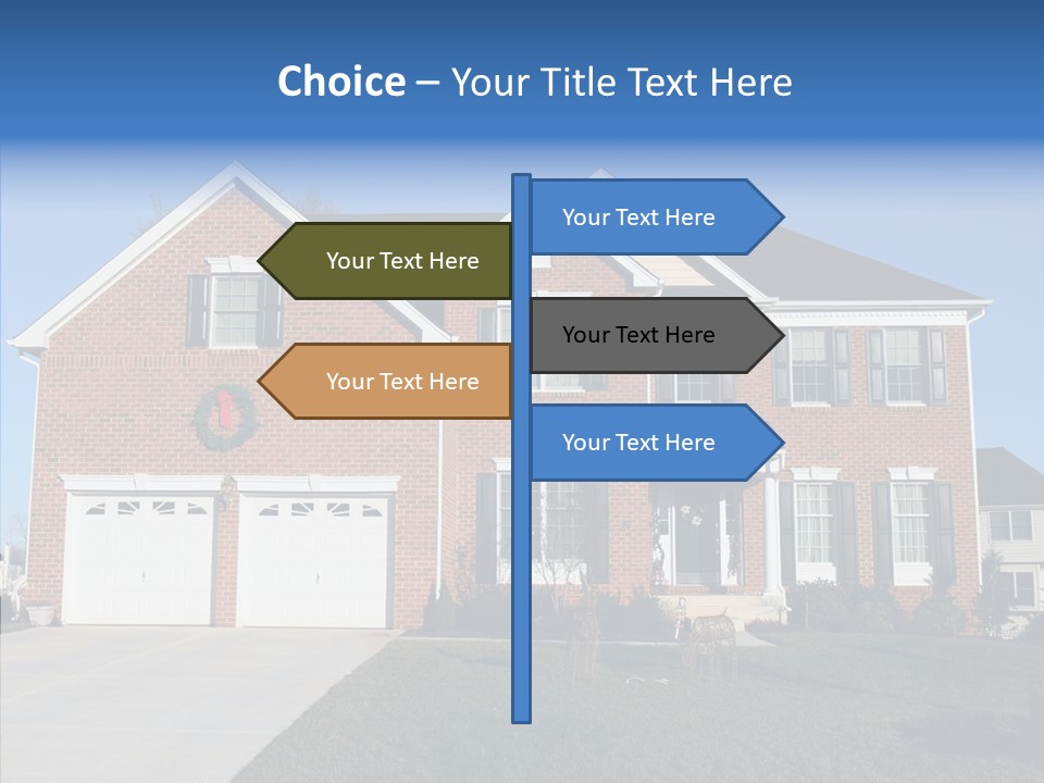 Estate Property Front PowerPoint Template