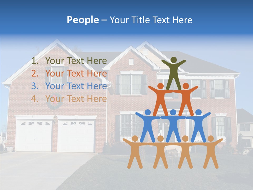 Estate Property Front PowerPoint Template