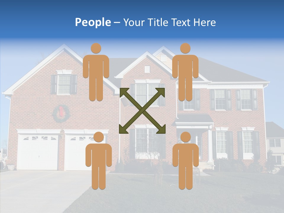 Estate Property Front PowerPoint Template