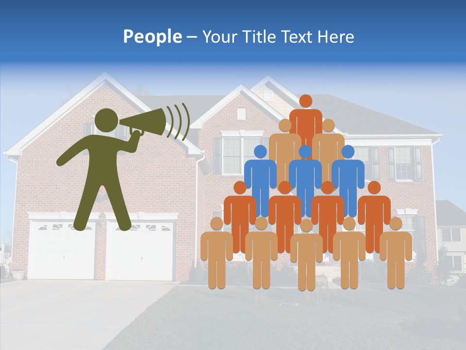 Estate Property Front PowerPoint Template