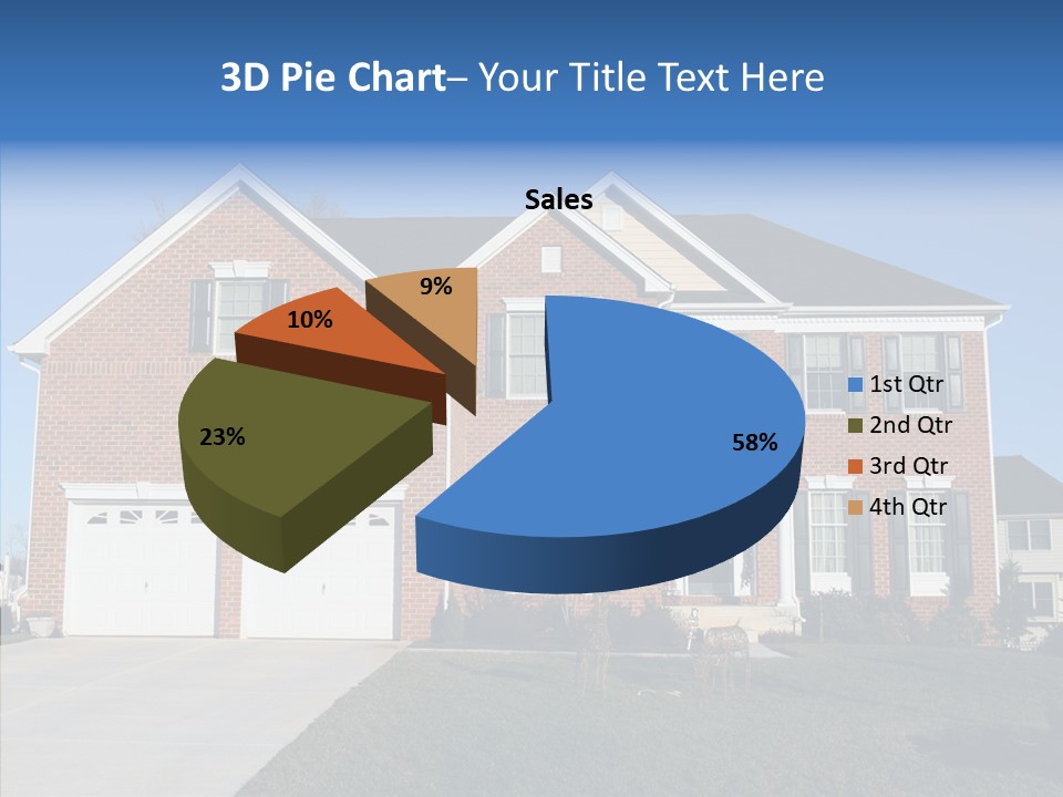 Estate Property Front PowerPoint Template