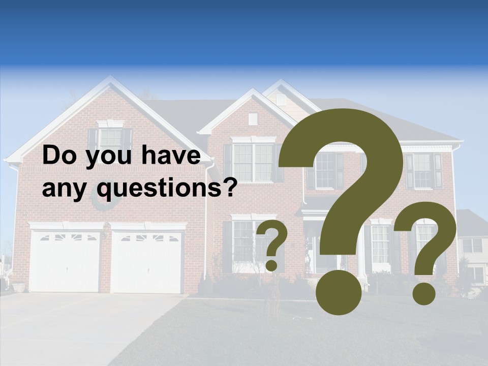 Estate Property Front PowerPoint Template