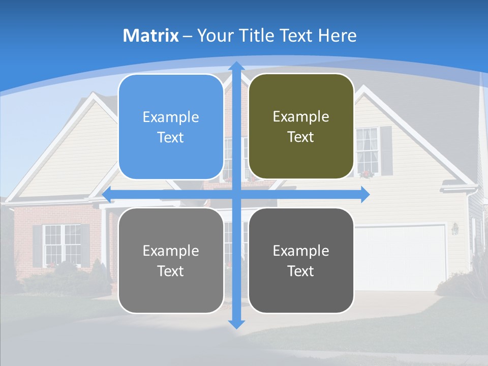 Estate Roof Large PowerPoint Template