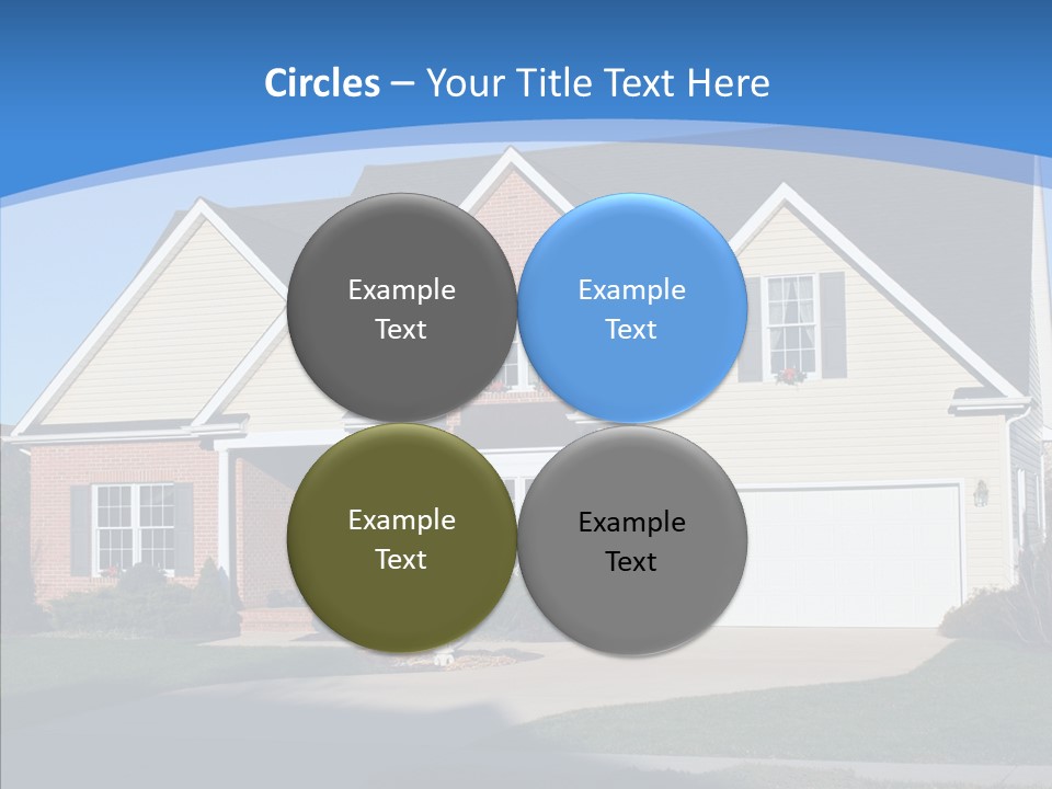 Estate Roof Large PowerPoint Template