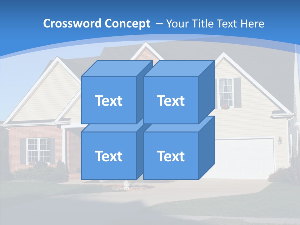 Estate Roof Large PowerPoint Template