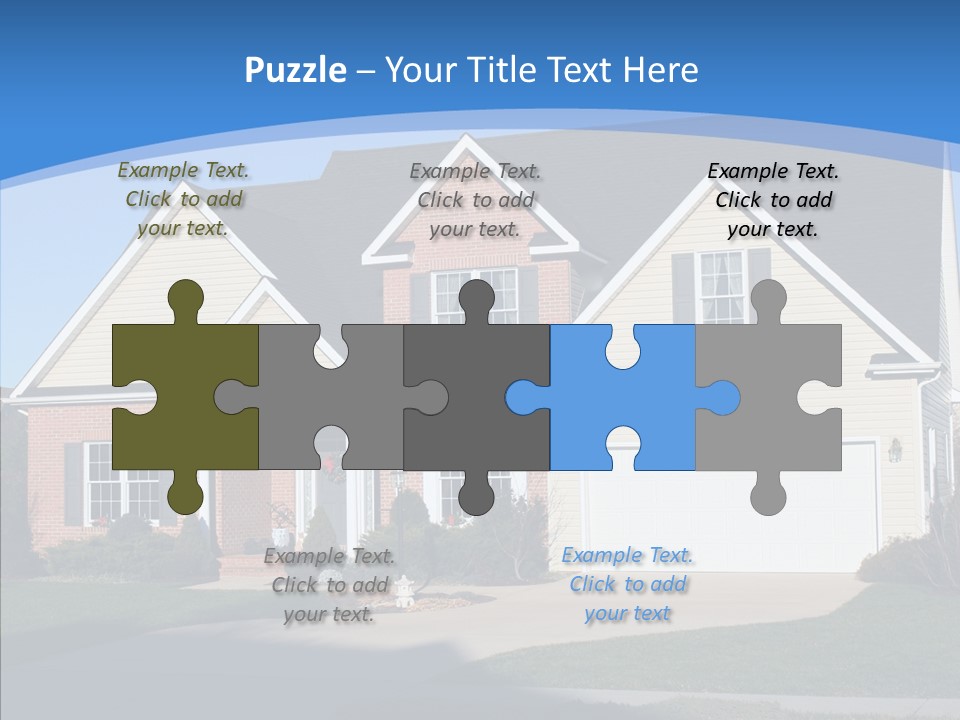 Estate Roof Large PowerPoint Template