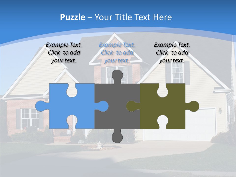 Estate Roof Large PowerPoint Template