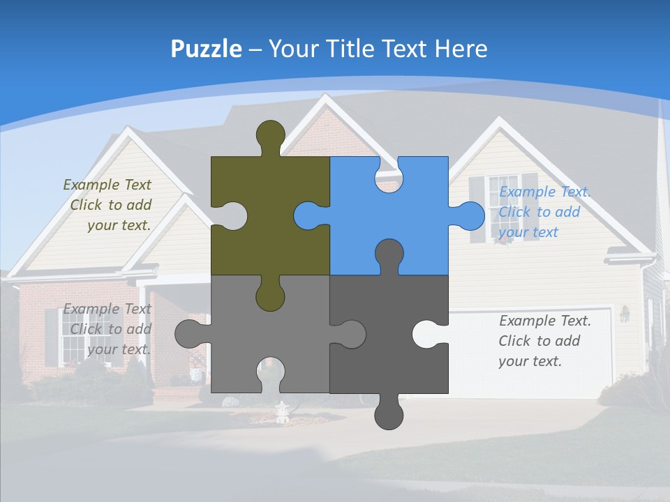 Estate Roof Large PowerPoint Template