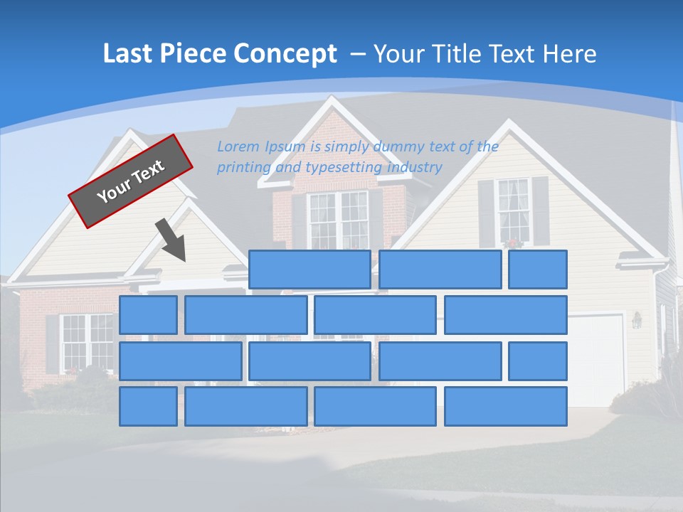 Estate Roof Large PowerPoint Template