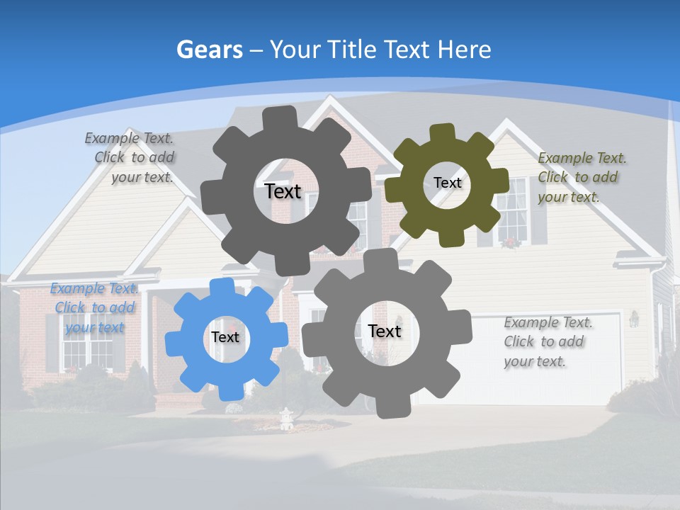 Estate Roof Large PowerPoint Template