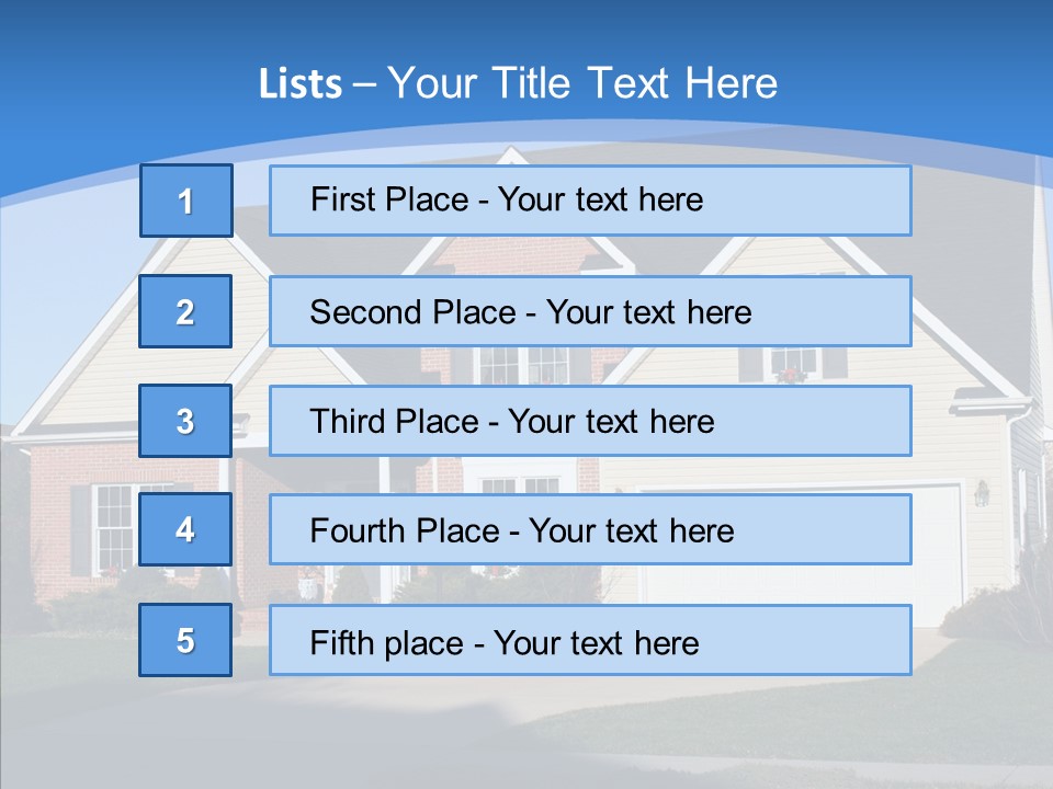 Estate Roof Large PowerPoint Template