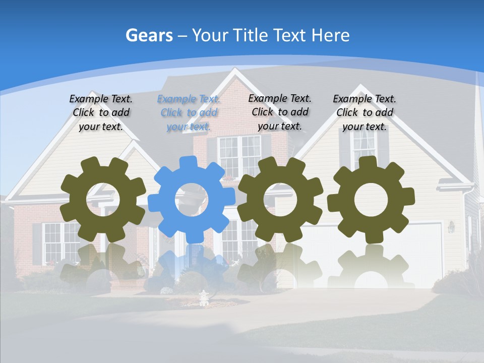 Estate Roof Large PowerPoint Template