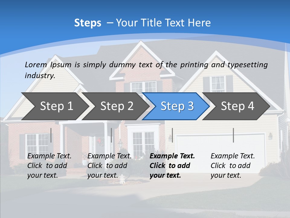 Estate Roof Large PowerPoint Template