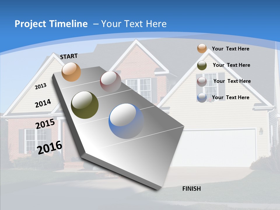 Estate Roof Large PowerPoint Template