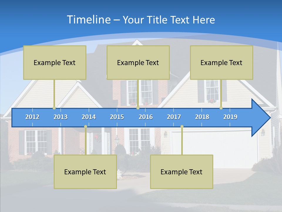 Estate Roof Large PowerPoint Template