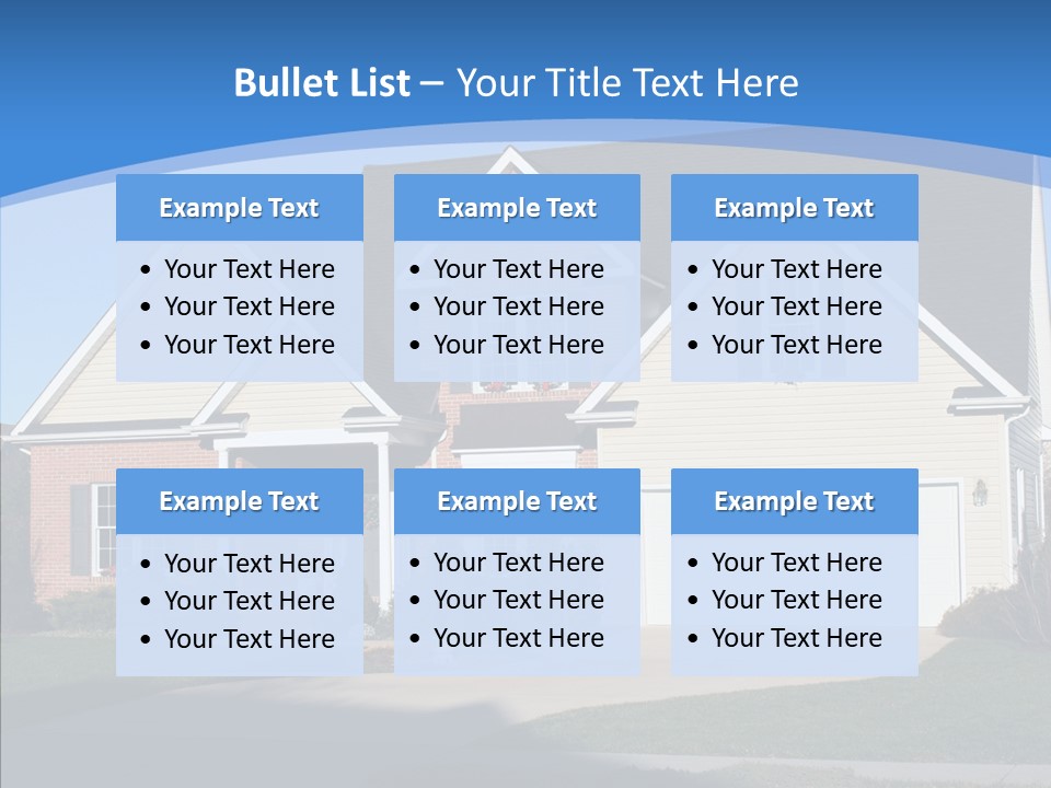Estate Roof Large PowerPoint Template