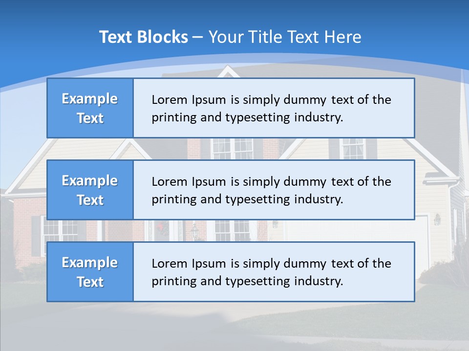 Estate Roof Large PowerPoint Template