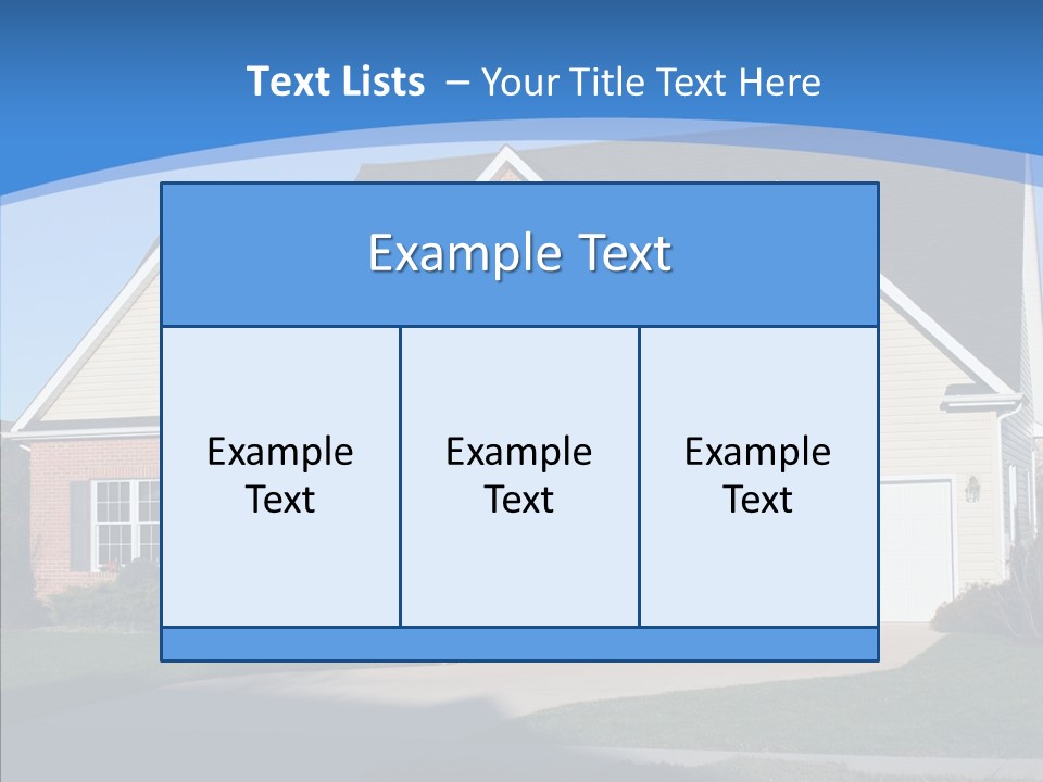 Estate Roof Large PowerPoint Template