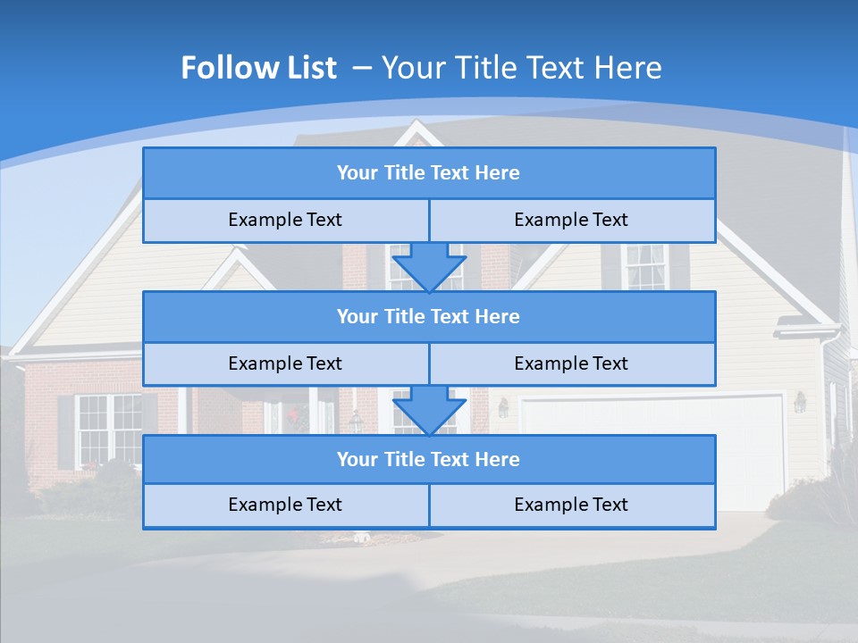 Estate Roof Large PowerPoint Template